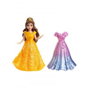 Disney princesses MAGICLIP mini belle and her outfit X9408