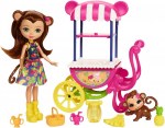 Enchantimals Coffret Stand de Fruits Merit Singe