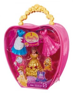 Disney princesses - MAGICLIP mini bag Princess Belle and 3 outfits BBD32