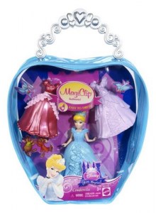 Disney princesses - MAGICLIP mini bag Princess cendrillon and 3 outfits X5110