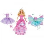 Barbie Box princess outfits and fairy tale W2930