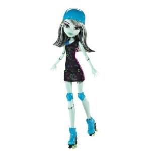 Monster High Doll frankie stein sport roller X3672