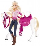 Barbie and her horse trotter V6984