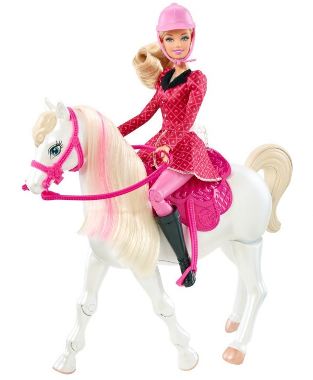Barbie et son cheval concours V6984 Jouet de reve