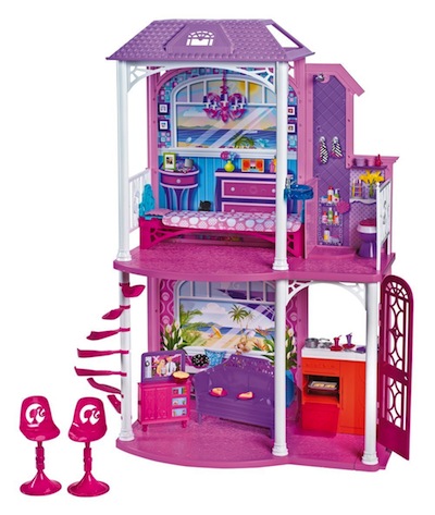 Maison de Barbie avec poupée