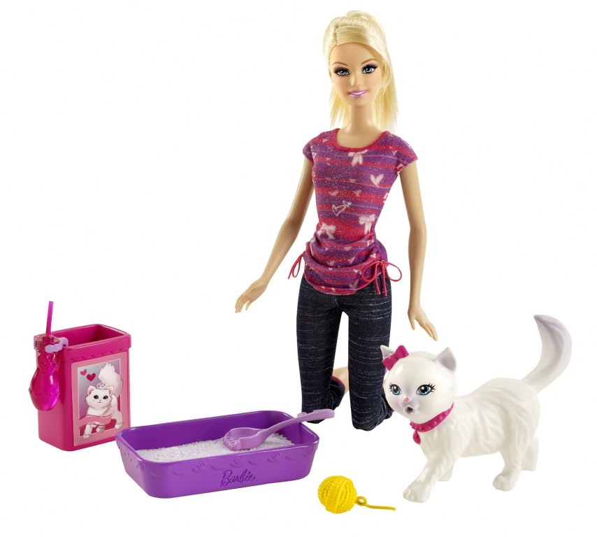 Barbie Balade avec ses chiens T7197 Jouet de reve