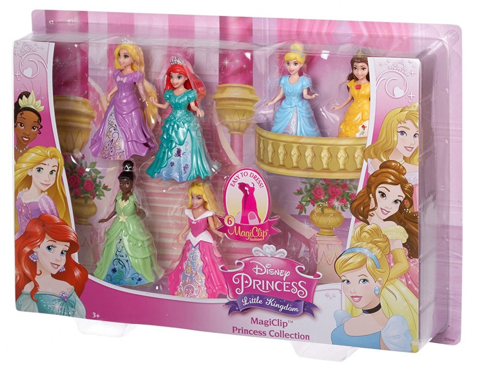 Disney princesses Coffret 6 personnages Magiclip CDR73 Jouet de reve