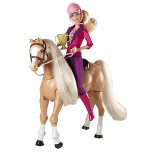 Barbie Cheval de dressage X2630