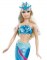 Barbie sirène royale blonde bleu W6283