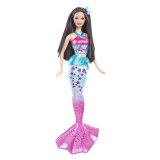 Barbie sirène royale brune bleu rose W2905