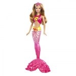 Barbie sirène royale blonde rose W2906