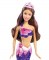 Barbie sirène royale brune violette rose W6285
