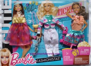 Barbie Fashionistas - Vêtements Cutie - 3 tenues loisirs