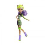 Monster High Poupée Clawdeen Wolf sport roller Y8350