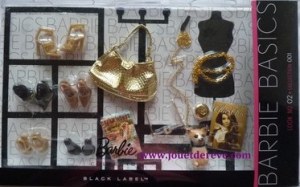 Barbie collection basic vêtements accessoires Customisation Thème or
