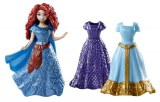 Disney princesses - Magiclip sac mini princesse mérida et 3 tenues