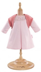 Corolle - Habit bébé 30 cm - Robe rose et gilet