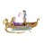 Disney Princesses bateau promenade Raiponce Flyn 