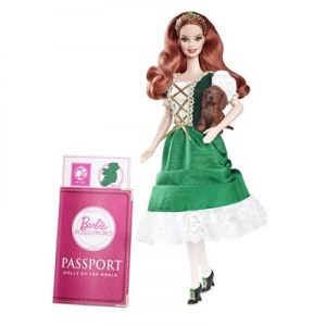 Barbie du monde irlande W3440