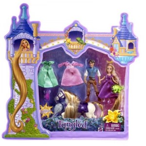 Disney princesses - Méga coffret raiponce mini poupée T7566