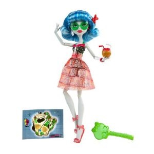 Monster High poupée Ghoulia Yelps tenue plage W9181