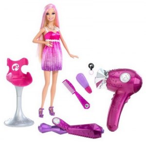 Barbie - Poupée - Coiffure Ultra Pailletée 